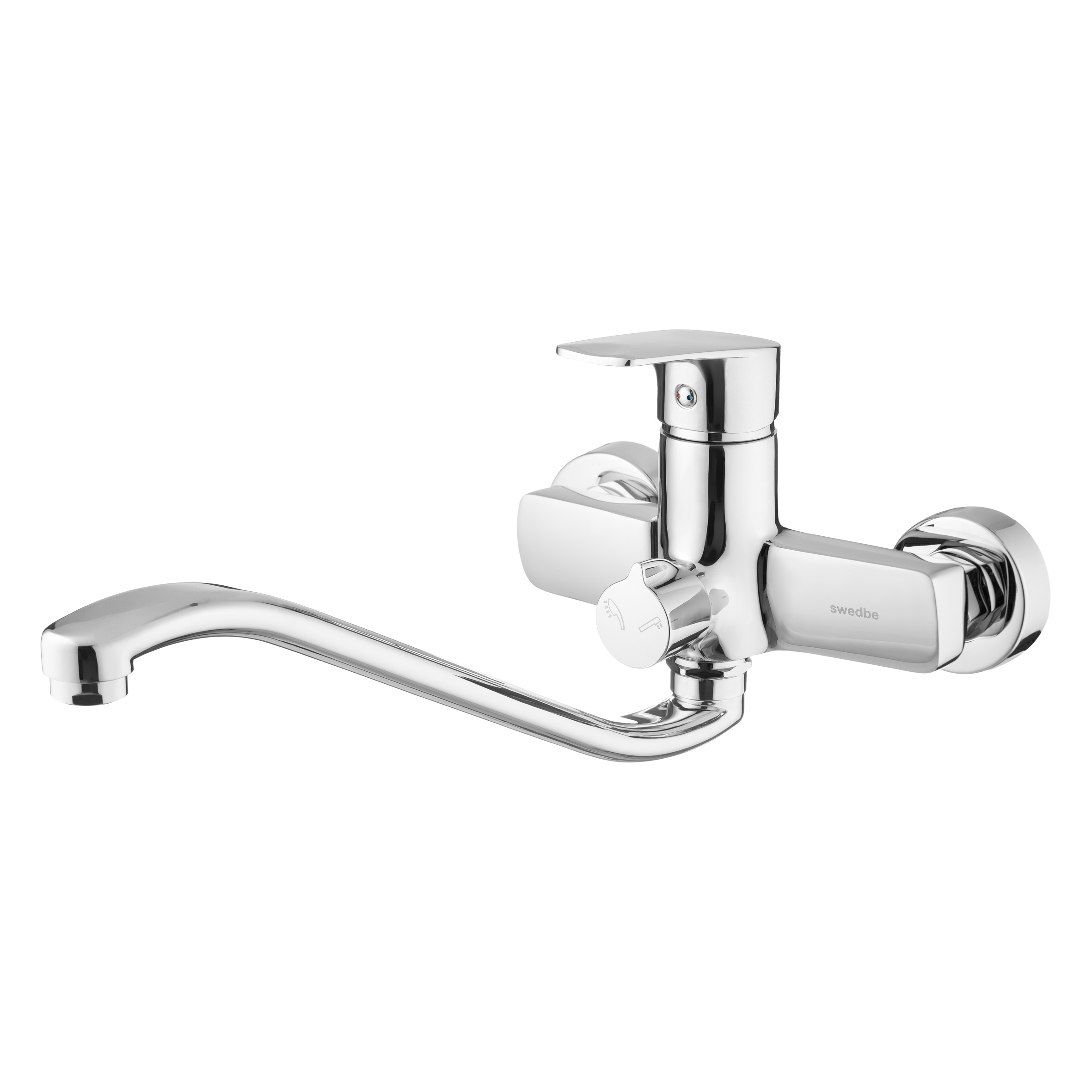 Смеситель для ванны с длинным S-изливом Swedbe Venado 1655