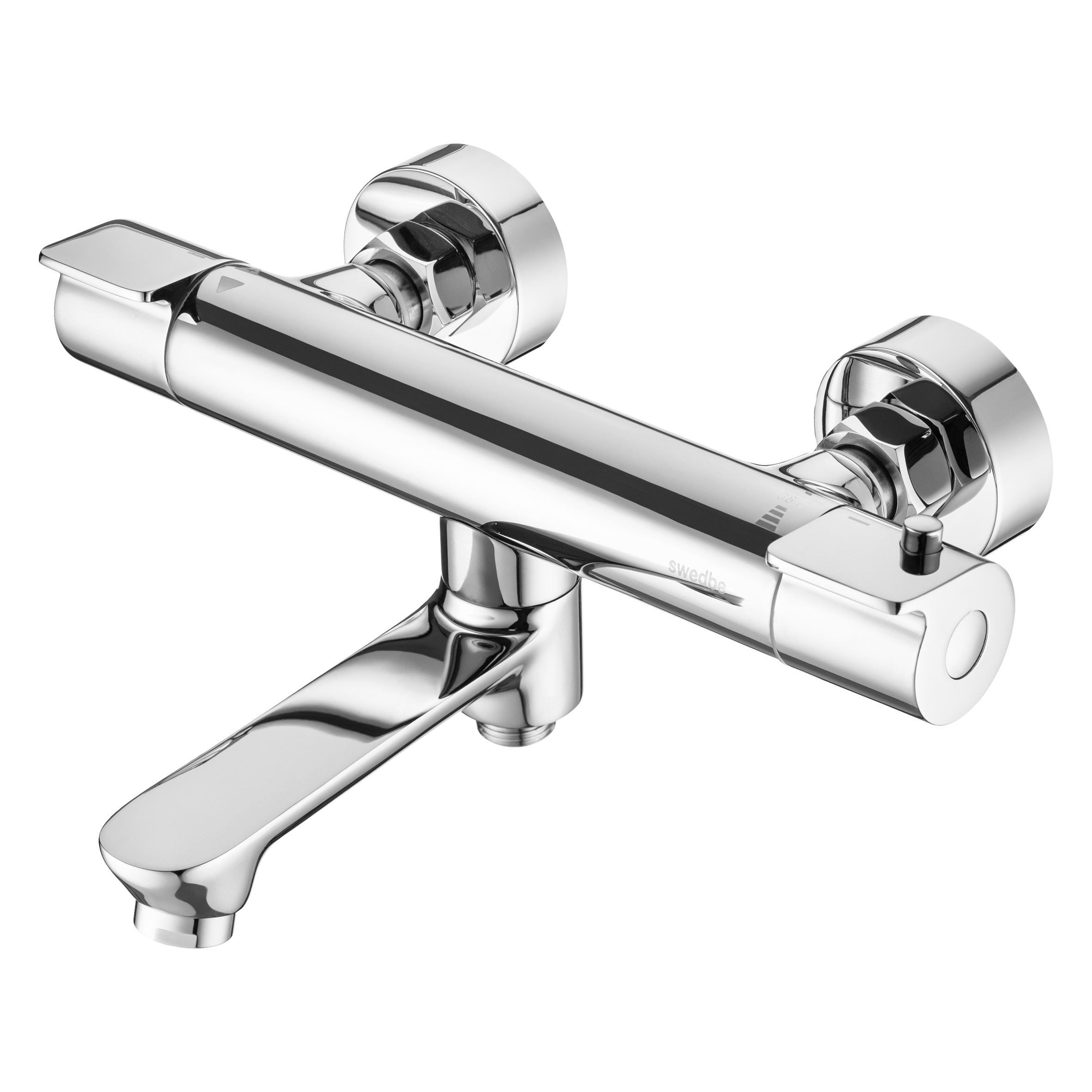 Смеситель термостатический для ванны с поворотным изливом Сведби Меркури/Swedbe Mercury 9045